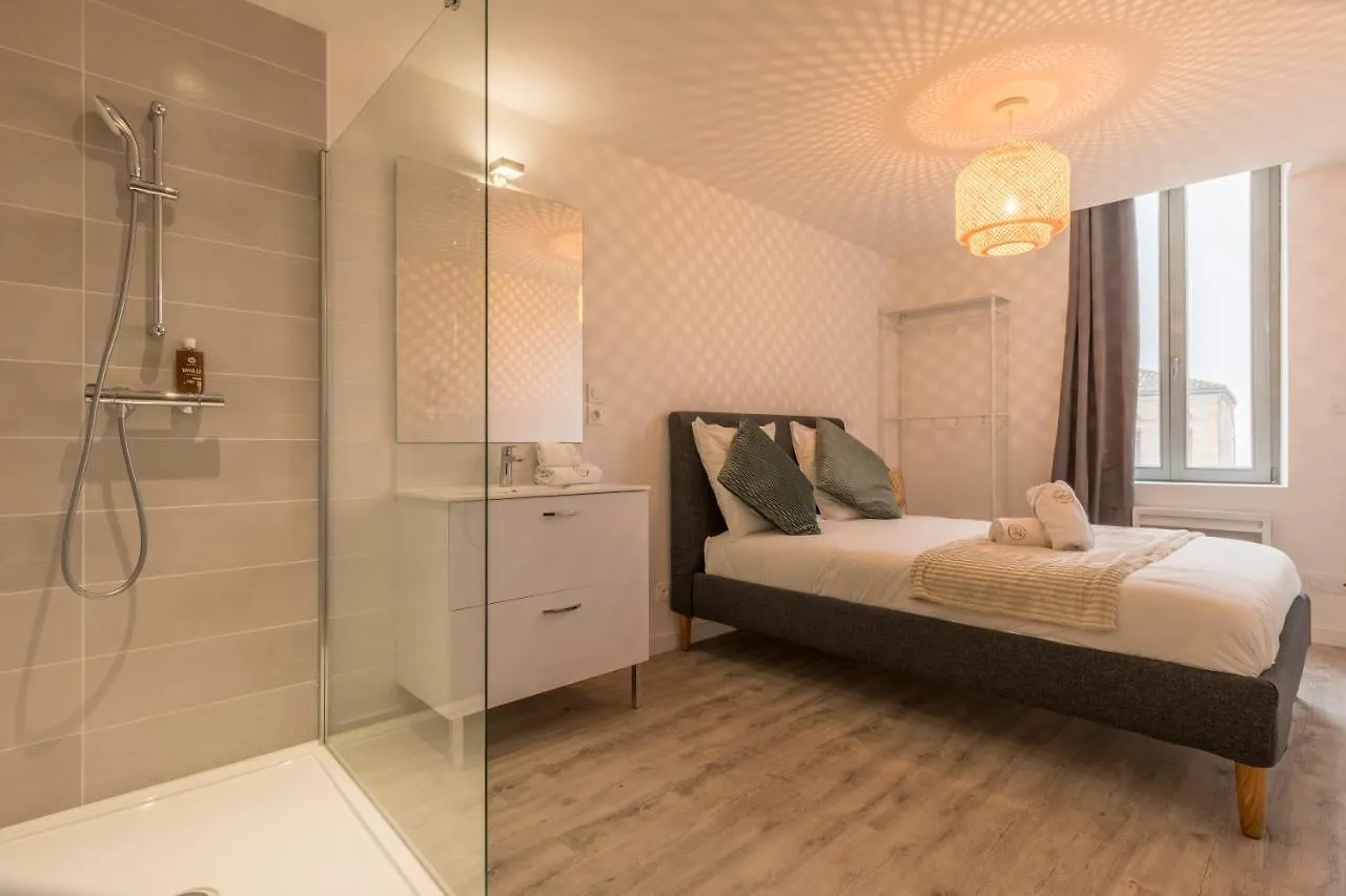 Apartment Atypique - 2 Chambres Avec Salles De Bains, Cuisine Equipee, Parking Gratuit Castelsarrasin France